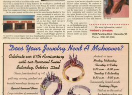 lisa block, kenosha jeweler, women in business, herberts jewelers
